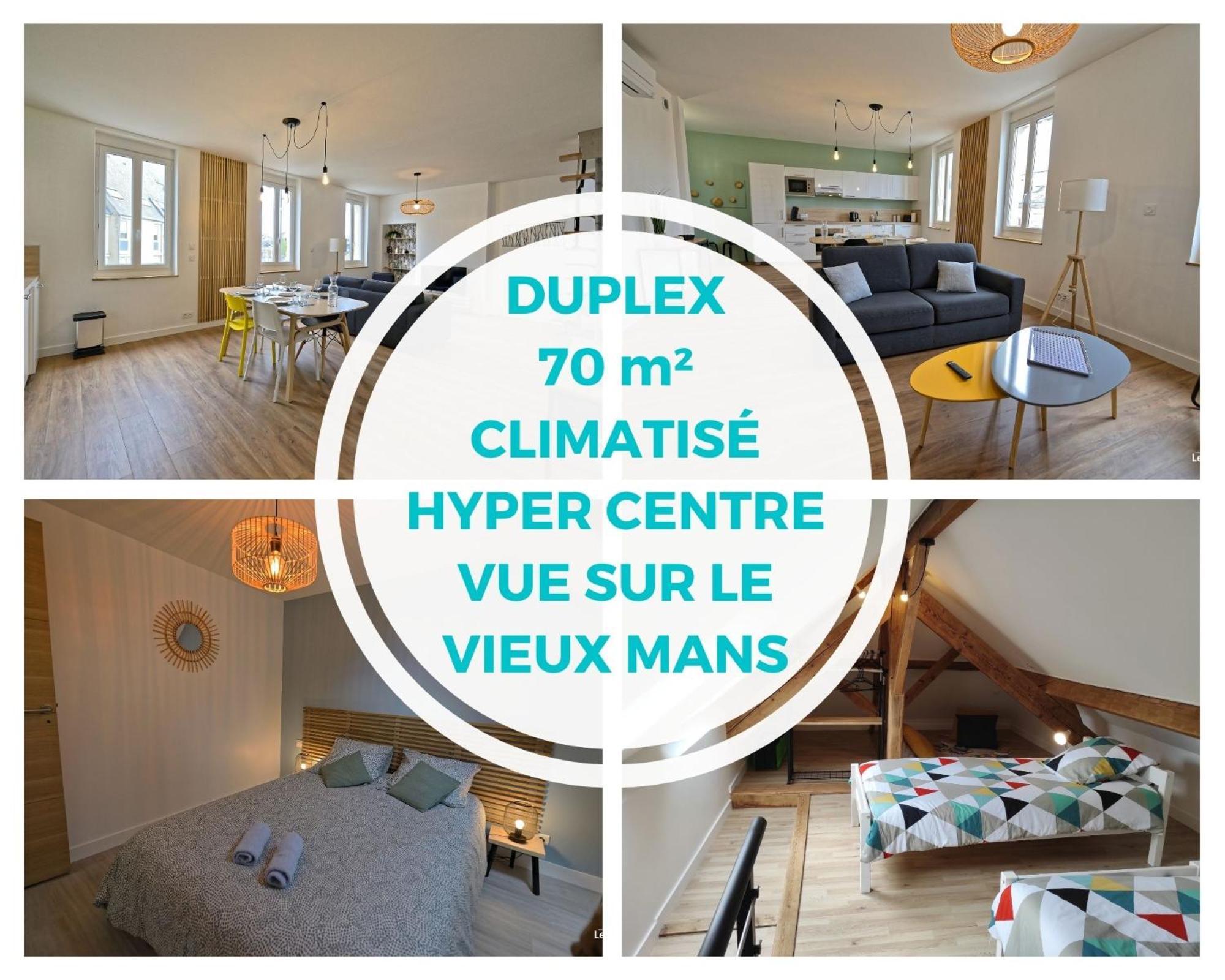 Duplex Appartement 70M2 Atypique Au Coeur Du Mans 르망 외부 사진